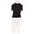 Autre Marque Top recto negro de viscosa LILYSILK Talla S - vista 6