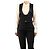 Autre Marque Chaleco de esmoquin negro - size UK 8