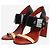 Acne Multicolour Asura three-tone heeled sandals - size EU 39 Multiple colors - view 2
