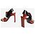 Acne Multicolour Asura three-tone heeled sandals - size EU 39 Multiple colors - view 5
