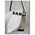 Sandro Tangoso Beuteltasche - Schwarzes Leder & Beiger Canvas - Ansicht 17