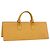 LOUIS VUITTON Epi Sac Triangle Hand Bag Yellow M52099 LV