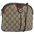 GUCCI GG Supreme Web Sherry Line Shoulder Bag PVC Beige 904 02 047