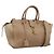 Autre Marque SAINT LAURENT Downtown Cabas Hand Bag Leather 2way Beige Gold