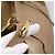 Autre Marque SAINT LAURENT Downtown Cabas Hand Bag Leather 2way Beige Gold - vista 17