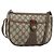 GUCCI GG Supreme Web Sherry Line Bag PVC Beige Gold 89 02 032