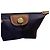 Monedero Longchamp Le Pliage de lona y cuero Púrpura Morado oscuro - vista 2