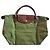 Borsa a mano Longchamp Le Pliage verde