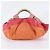 Loewe Nappa Aire Anagram Leather Handbag Tote Bag Pink Orange