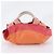 Loewe Nappa Aire Anagram Leather Handbag Tote Bag Pink Orange - view 3