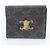 Céline Celine Small Tri-fold Wallet mit Klappe Braun