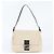 Borsa a spalla Fendi Zucca Canvas Mamma Bucket Baguette Beige