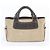 Céline Celine C Macadam Boogie Bag Leder Handtasche Tote Braun Beige