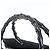 Borsa Tote Gucci Bamboo GG in nylon e pelle Nero - vista 2