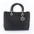 Christian Dior Cannage Lady Tote Bag Schwarz