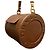 Bulgari Borsa Drum in pelle Bvlgari Marrone - vista 7