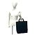 Gucci GG Canvas Leder Tote Bag Schwarz - Ansicht 2