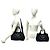 Tote Sac à main Prada Canapa en toile avec logo triangle Noir - vue 2