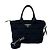Borsa a tracolla Prada in Tessuto Pocono con logo triangolare in metallo Nero
