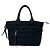Borsa a tracolla Prada in Tessuto Pocono con logo triangolare in metallo Nero - vista 3