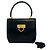 Borsa a tracolla in pelle con logo Gancini Salvatore Ferragamo Nero