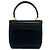 Borsa a tracolla in pelle con logo Gancini Salvatore Ferragamo Nero - vista 3