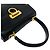 Borsa a tracolla in pelle con logo Gancini Salvatore Ferragamo Nero - vista 4