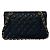 Chanel Matelassé Coco Mark Double Flap Schultertasche Schwarz - Ansicht 3