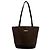 Borsa Tote in pelle Burberry Vintage Logo Hardware Nova Check Pattern Marrone