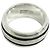 Autre Marque Anello Tiffany Vintage Grooved Double Line Band Ring Argento - vista 4