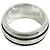 Autre Marque Anello Tiffany Vintage Grooved Double Line Band Ring Argento - vista 5