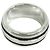 Autre Marque Anello Tiffany Vintage Grooved Double Line Band Ring Argento - vista 6