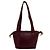 Loewe Vintage Anagram Logo Semi-Shoulder Bag aus Nappaleder Rot Bordeaux - Ansicht 3