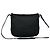 Loewe Heritage Logo Gravierte Lederschultertasche Schwarz