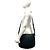 Loewe Heritage Logo Gravierte Lederschultertasche Schwarz - Ansicht 2