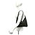 Fendi Zucca FF Logo Pattern Canvas Leder Semi-Shoulder Bag Braun Schwarz - Ansicht 2