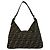 Fendi Zucca FF Logo Pattern Canvas Leder Semi-Shoulder Bag Braun Schwarz - Ansicht 3