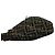 Fendi Zucca FF Logo Pattern Canvas Leder Semi-Shoulder Bag Braun Schwarz - Ansicht 5