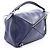 Borsa Loewe Puzzle Bag Medium Blu navy - vista 2