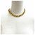 Collana a catena dorata vintage Yves Saint Laurent D'oro - vista 3