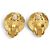 Pendientes de clip CHANEL Vintage 94A Coco Mark Eco Pearl Dorado - vista 2