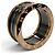 Bulgari Bague B.zero1 Bvlgari Noir Doré