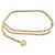 Chanel Vintage Coco Mark Logo Medallion Kettengürtel Golden - Ansicht 3