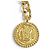 Chanel Vintage Coco Mark Logo Medallion Kettengürtel Golden - Ansicht 4