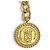 Chanel Vintage Coco Mark Logo Medallion Kettengürtel Golden - Ansicht 5