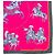 Lenço Hermès Carrousel 100% seda Marrom Rosa Multicor - vista 5