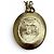 Collana a catena con strass Chanel D21B Coco Mark Nero D'oro - vista 3