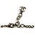 Collana a catena con strass Chanel D21B Coco Mark Nero D'oro - vista 7