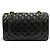 Borsa a tracolla Chanel A01113 Matelassé Nero - vista 3