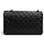 Bolsa de Ombro Chanel A01112 Matelassé Preto - vista 4